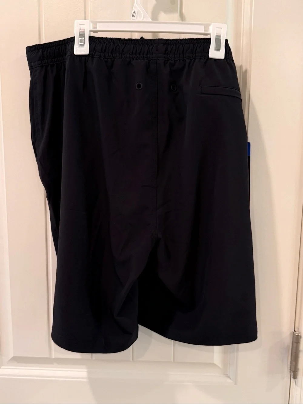 Kirkland Signature Swim Trunks Men’s Large Black Lined Drawstring Shorts NWOT